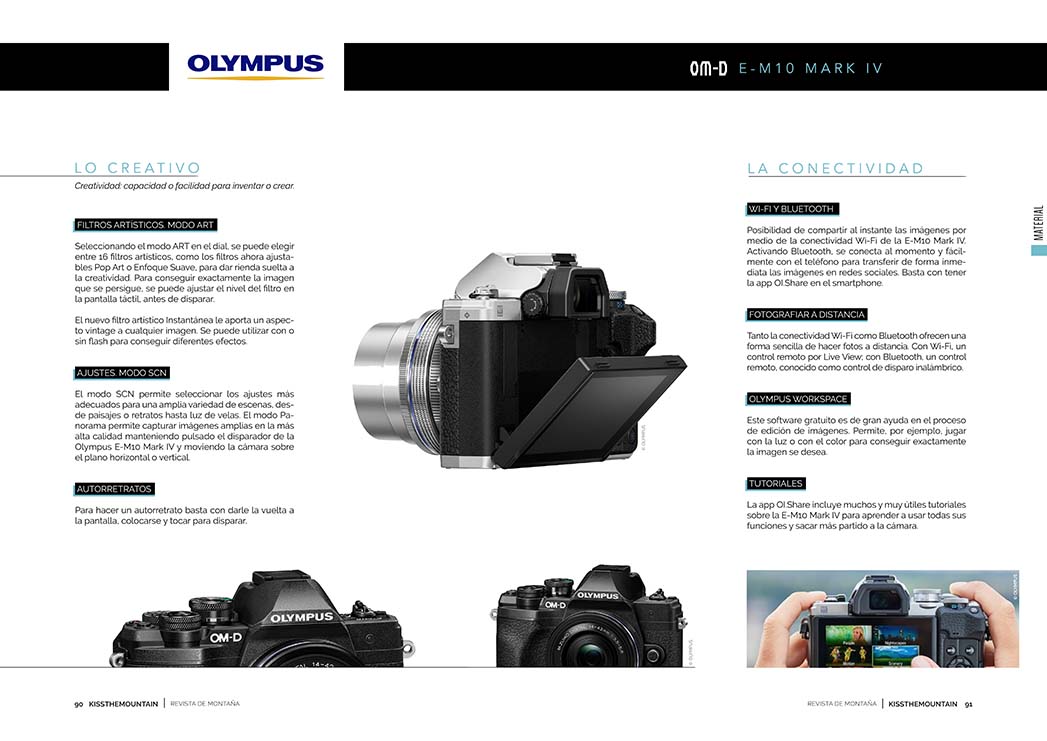 Olympus OM-D E-M10 Mark IV: toma de contacto, características