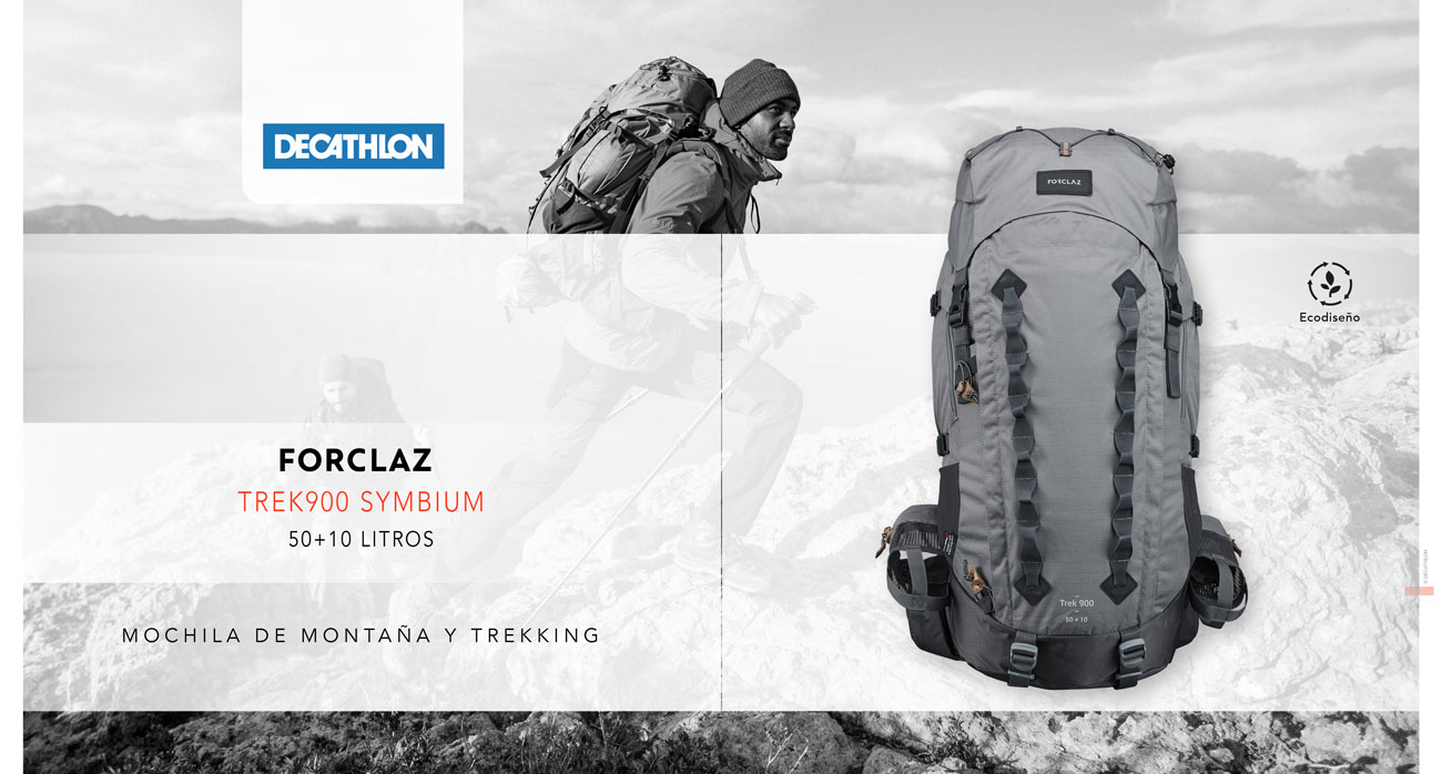 carga Oscurecer Grapa FORCLAZ TREK900 SYMBIUM 50+10 L. Mochila de montaña y trekking | Revista