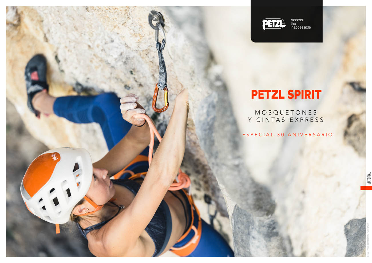 SPIRIT, Mosquetón ligero y polivalente para escalada deportiva - Petzl  España