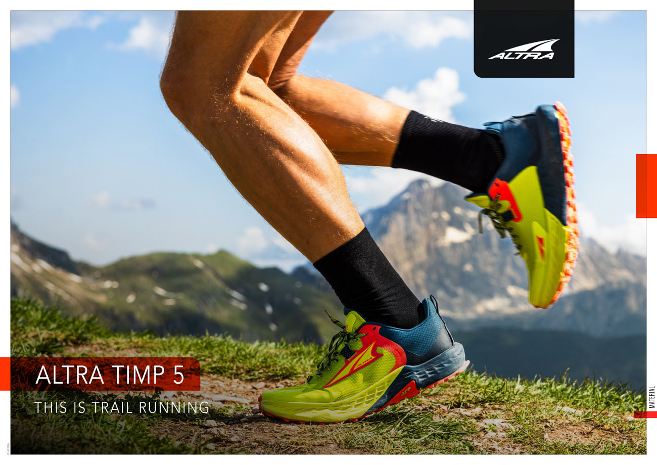 ALTRA TIMP 5. This is trail running