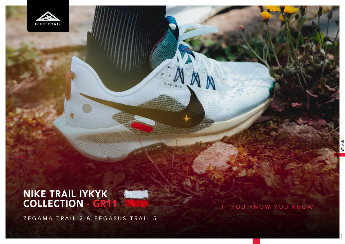 NIKE IYKYK TRAIL COLLECTION - GR11. Zegama Trail 2 & Pegasus Trail 5