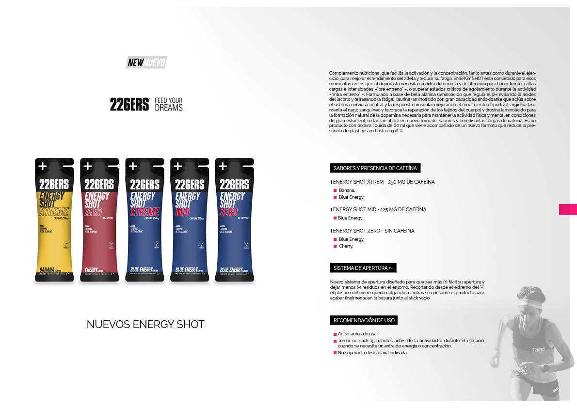 226ers. FEED YOUR DREAMS. Nuevos Energy Shots & Solo Coffee