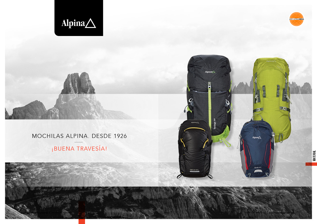 MOCHILAS ALPINA | DESDE 1926 ¡Buena travesía!