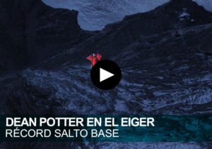 Dean Potter en el Eiger. Récord salto BASE