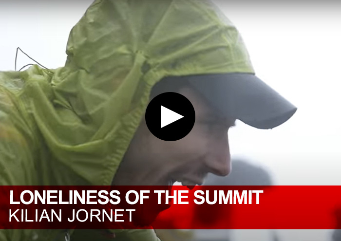 Loneliness of the summit. Kilian Jornet