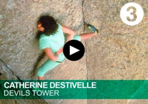 Catherine Destivelle. Devils Tower