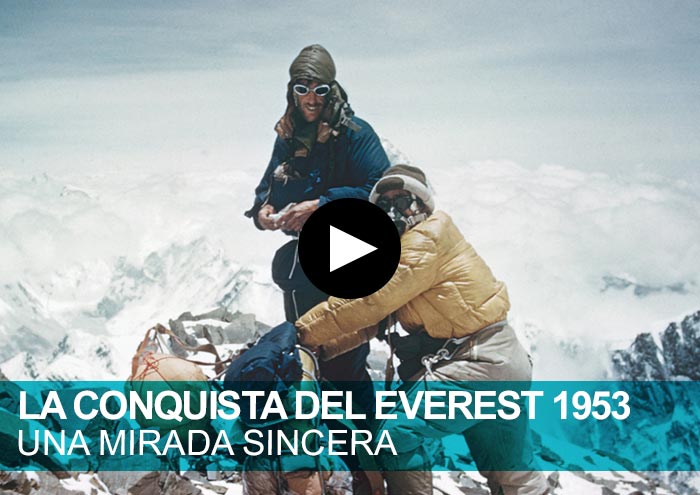 La conquista del Everest 1953. Edmund Hillary y Tenzing Norgay