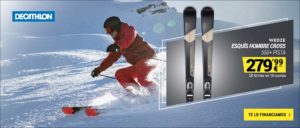 Esquís Hombre Wedze CROSS 550+. Decathlon