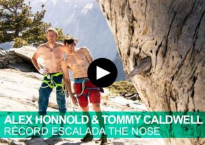 Alex Honnold & Tommy Caldwell. Récord The Nose