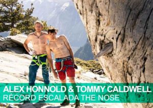 Alex Honnold & Tommy Caldwell. Récord The Nose