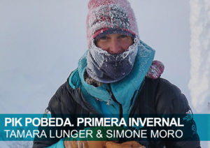 Pik Pobeda. Primera invernal. Tamara Lunger & Simone Moro