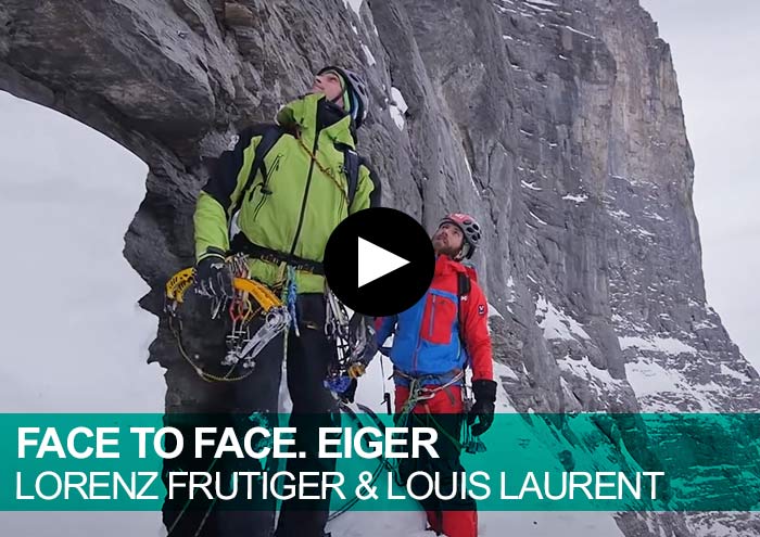 Face to face. Eiger. Lorenz Frutiger & Louis Laurent