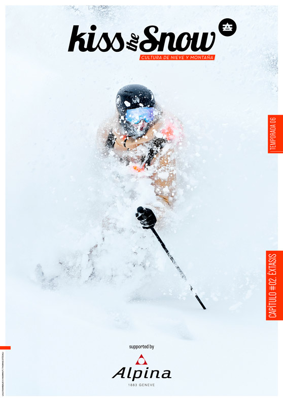 Revista Kissthesnow. Portada diciembre 2023. Cultura de nieve y esquí