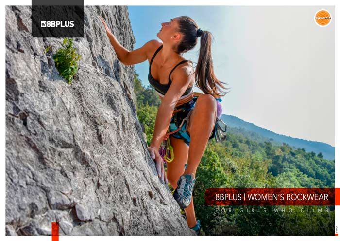 8BPLUS | Ropa de escalada femenina. For girls who climb