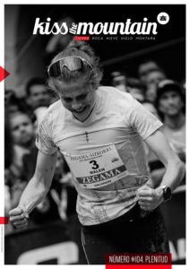 Revista de montaña. Kissthemountain. Número 104. Plenitud. Junio 2026. Portada. Malen Osa Zegama Aizkorri 2026